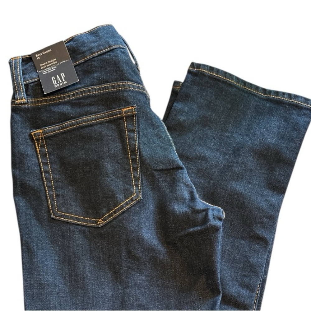 🆕GAP Boys Stretch Straight Adjustable Waist Denim Jeans
